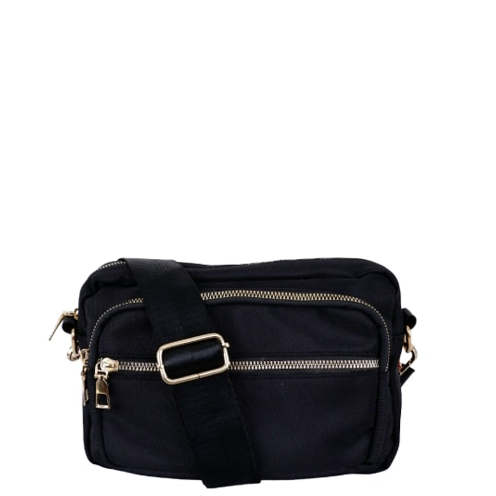 Black Colour Vanda Cross Body Bag